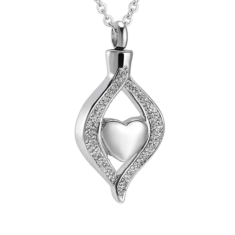 Pet Ashes Jewelry Heart-shaped Stainless Steel Plating Jewelry Pendant | Decor Gifts and More