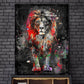 Abstract Lion Canvas Art Poster | Decor Gifts and More