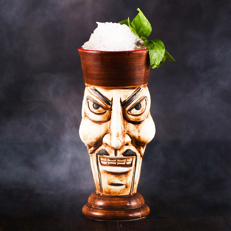 Ceramic Tiki Mug Creative Human Face Porcelain Beer Wine Mug Cup Hawaii Easter Island Zombie Cocktail Glass | Decor Gifts and More