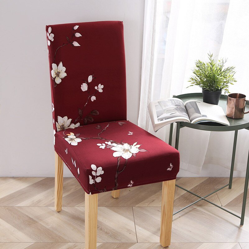 Stretch Chair Cover Fabric Dining Chair Cover Siamese Chair Cover American Household Stool Cover Cover Hotel Seat Back Chair Cover | Decor Gifts and More