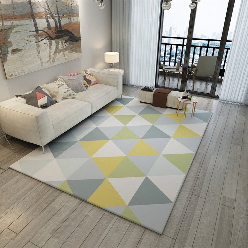 Simple modern geometric living room carpet | Decor Gifts and More