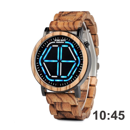 Night vision wooden watch | Decor Gifts and More