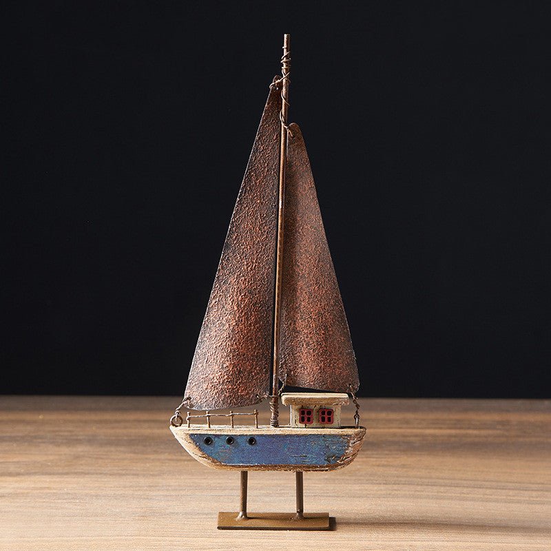 Vintage wooden ship sailing model | Decor Gifts and More