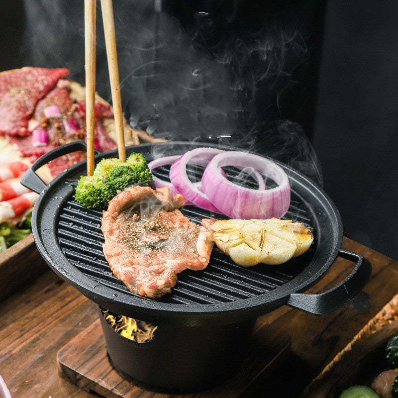 Food Non-Stick Small Barbecue Grill Household Indoor Barbecue Small Grill | Decor Gifts and More