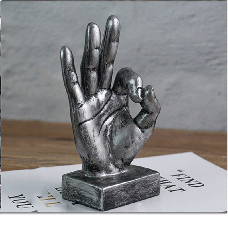 Resin gesture ornaments