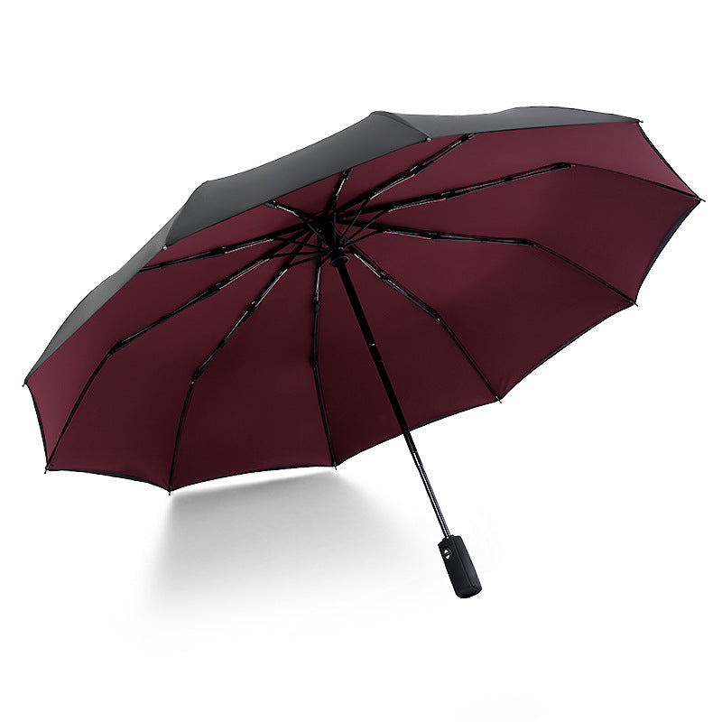 Automatic double-layer umbrella bone wind resistant men | Decor Gifts and More