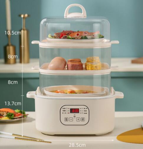 Multifunctional Electric Heating Pot Electric Steamer Multi-layer Household Large Capacity | Decor Gifts and More