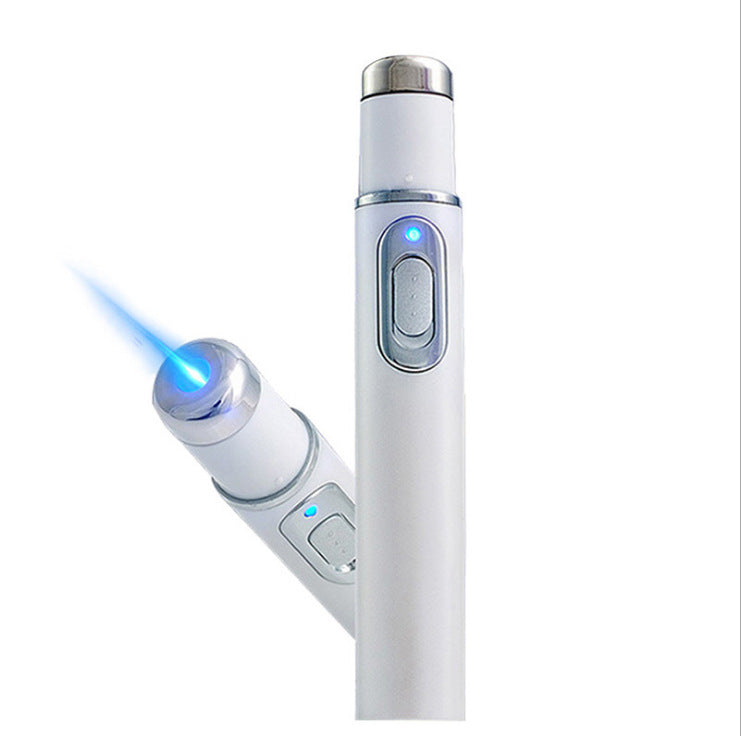 Acne Laser Pen Wrinkle Removal Machine Portable Durable Blue Light Therapy Massage Relax Soft Scar Dark Circles Remover Device | Decor Gifts and More