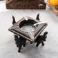 Thai Solid Wood Ashtray Covered Wood Carving Decoration Crafts | Decor Gifts and More