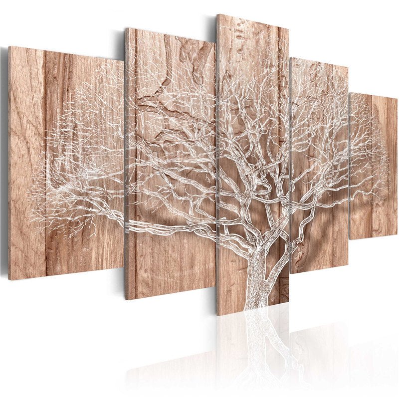 5-Painting Wood Art Canvas Withered Branches Without Leaves | Decor Gifts and More