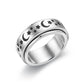 Titanium Steel Rotating Ring Stainless Steel Men's Double Rotating Ring | Decor Gifts and More