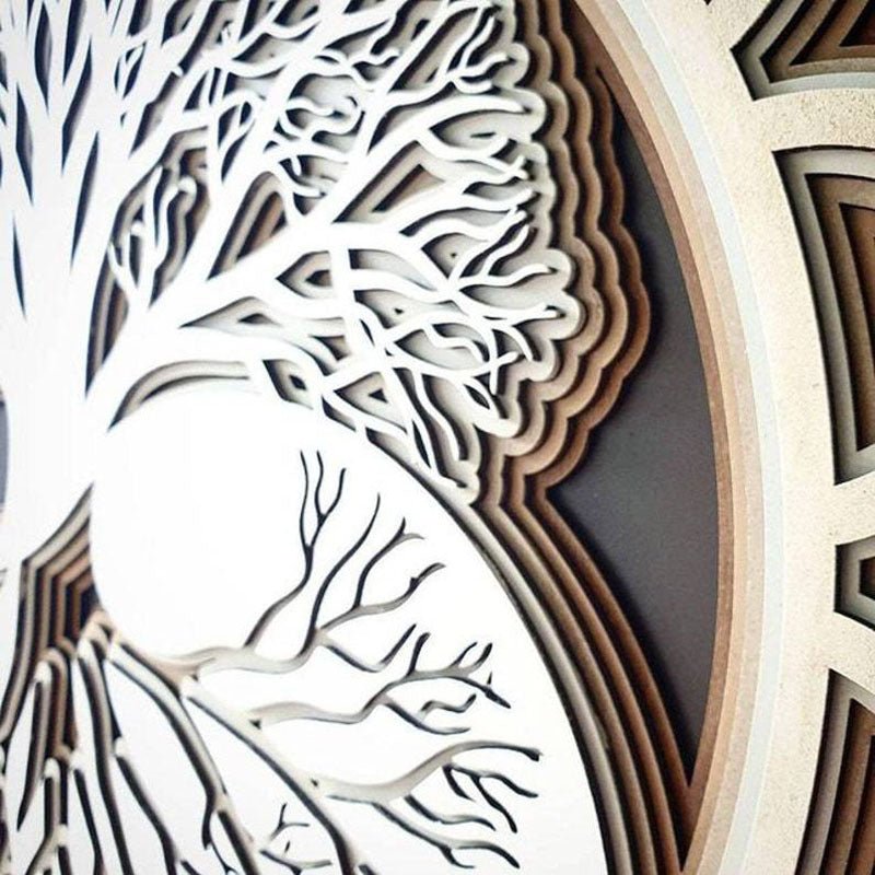 Sculpting The Tree Of Life Boho Wall Art Ornament | Decor Gifts and More