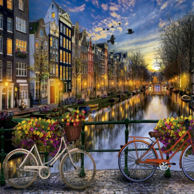 Paint-by-numbers-amsterdam-at-night | Decor Gifts and More