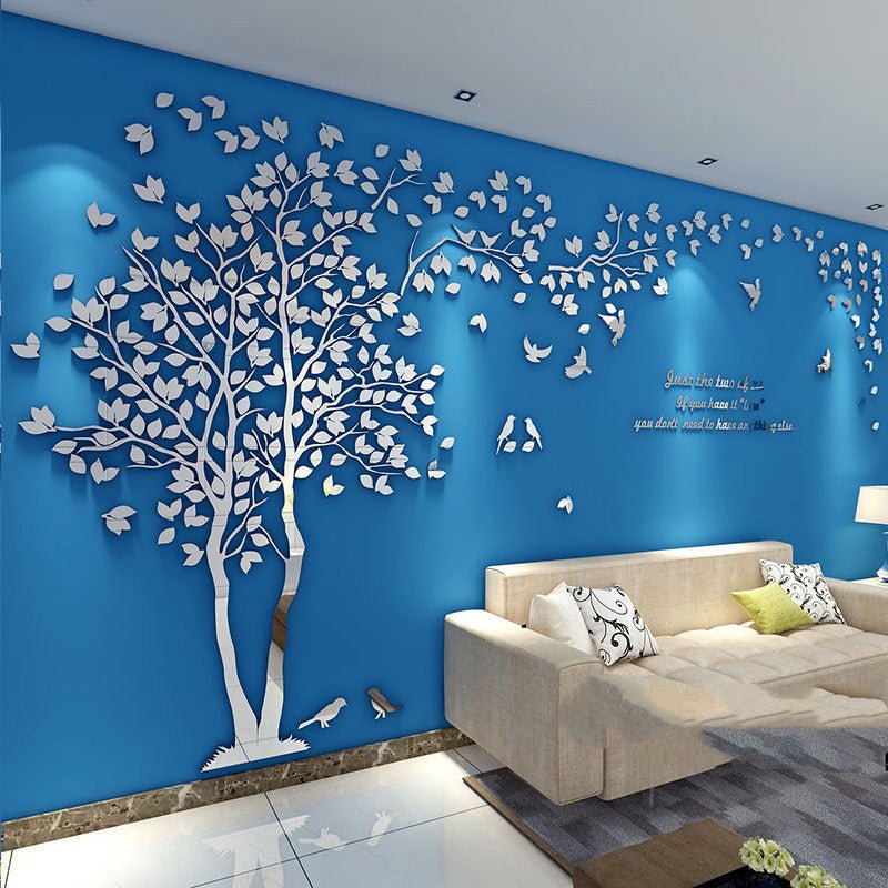 Removable 3d Stereo Acrylic Wall Stickers Living Room Decoration Big Tree | Decor Gifts and More