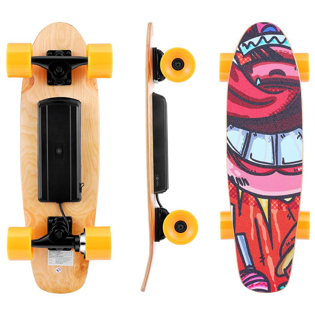 Electric Skateboard Skateboard Electric Penny Board with Remote Controller - Home Decor Gifts and More