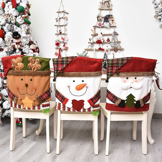 Christmas embroidery chair cover | Decor Gifts and More