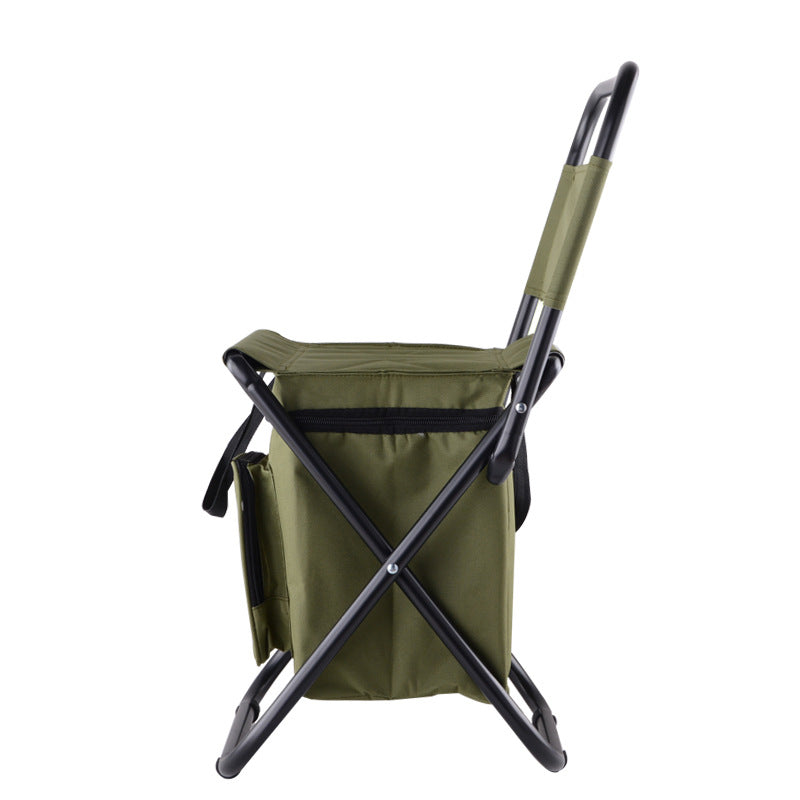 Fishing Chair Movable Refrigerator Keep Warm Cold Portable Folding Beach Chair | Decor Gifts and More