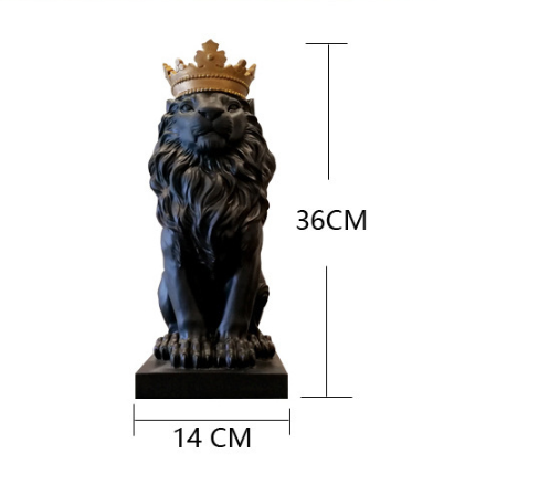 Crown lion ornament | Decor Gifts and More