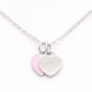 New stainless steel enamel pink double heart necklace | Decor Gifts and More