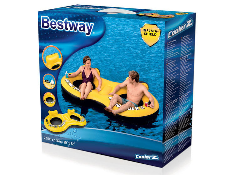 Double Floating Water Inflatable Eight-character Seat Ring Drifting | Decor Gifts and More