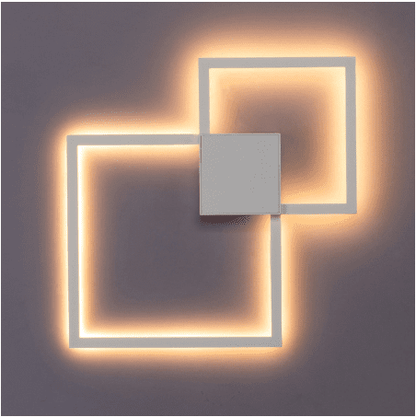 Simple geometric line LED shape wall light | Decor Gifts and More