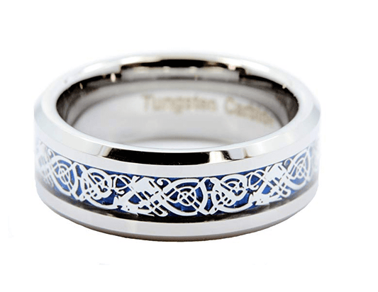 Silver Tungsten Celtic Ring | Decor Gifts and More