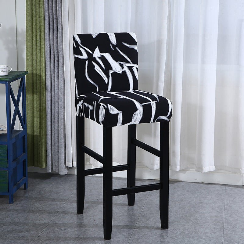 Low Back Chair Cover Household All-inclusive Anti-fouling Elastic Dining Chair Cover | Decor Gifts and More