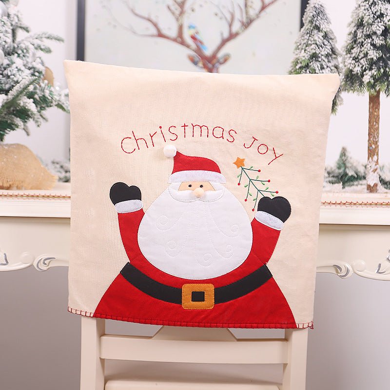 Christmas embroidery chair cover | Decor Gifts and More