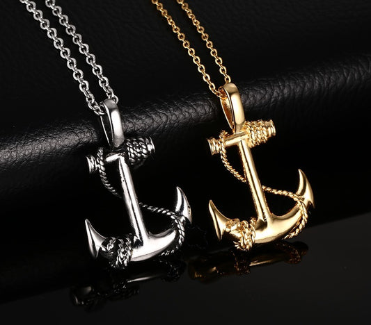 European style stainless steel men anchor anchor pendant pendant pendant pirates wholesale PN-461 | Decor Gifts and More