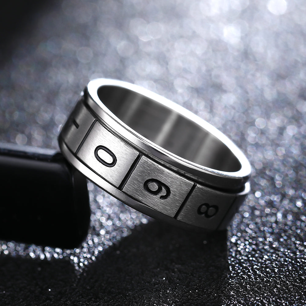 Stainless steel vintage titanium steel ring | Decor Gifts and More