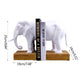 Nordic Bookends Bookshelf Decoration Creative Study Cabinet Office Decoration Model Room Desktop Decoration American Book Stand | Decor Gifts and More