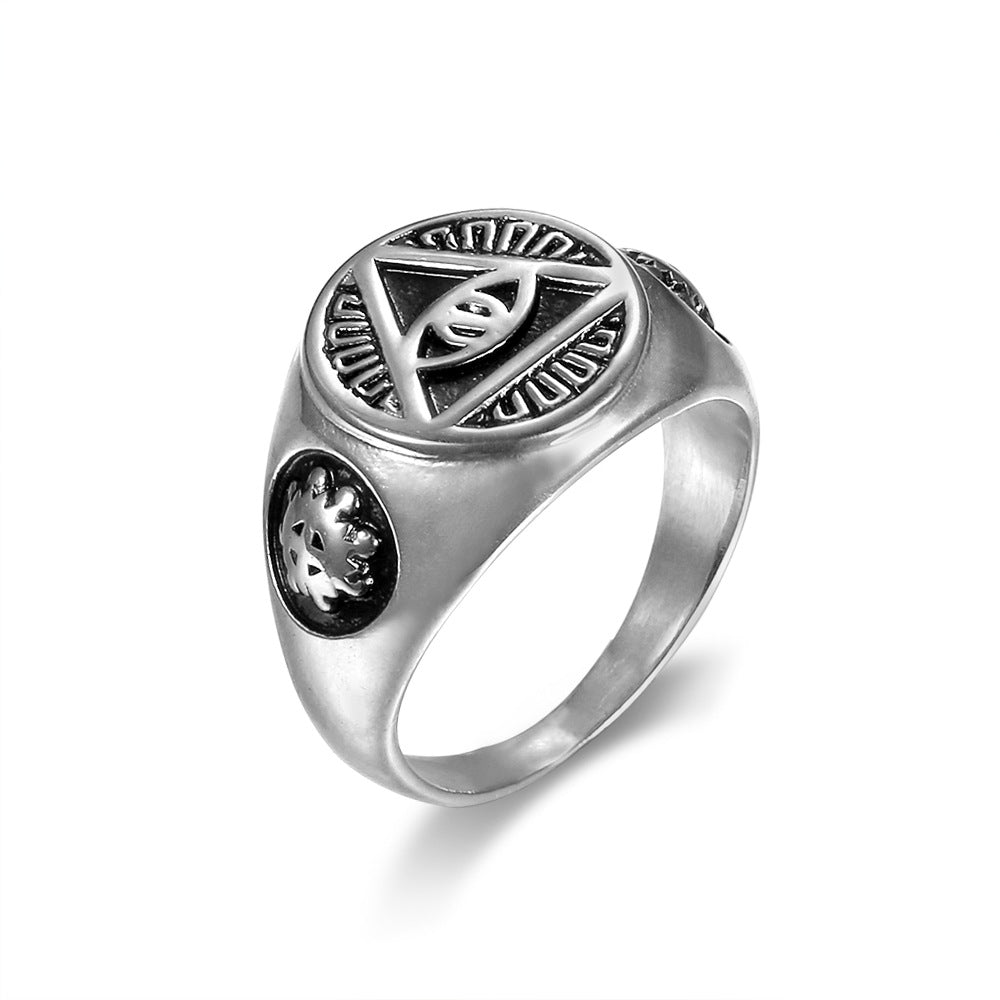 God's eye ring stainless steel eye ring | Decor Gifts and More