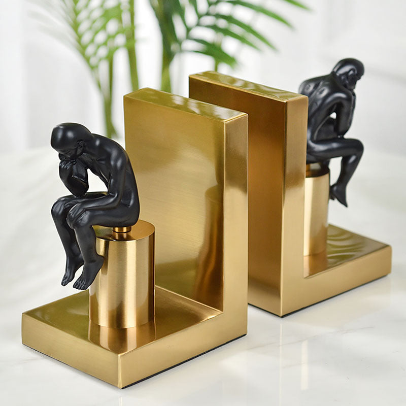 The Thinker Bookend Ornament | Decor Gifts and More