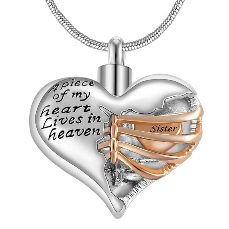 Stainless Steel Commemorative Loved One Necklace Fashion | Decor Gifts and More