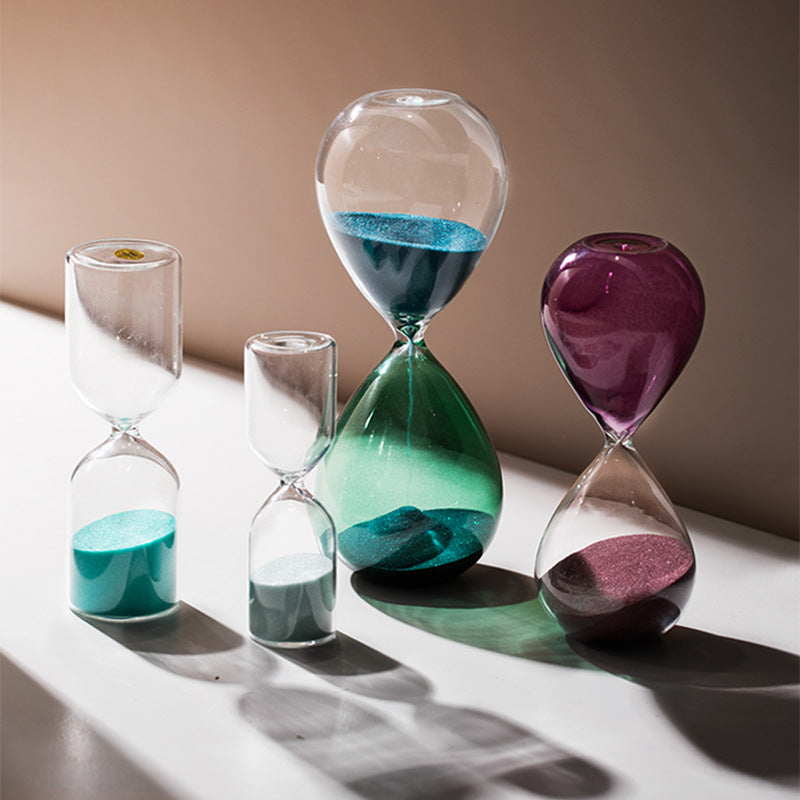 Creative Glass Hourglass Timer Ornaments | Decor Gifts and More