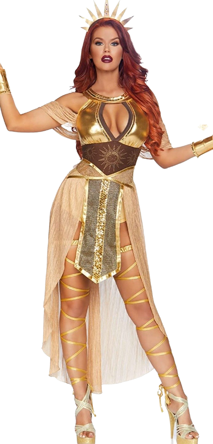 Leg Avenue Women's 3 Pc Sun Goddess Costume | Decor Gifts and More