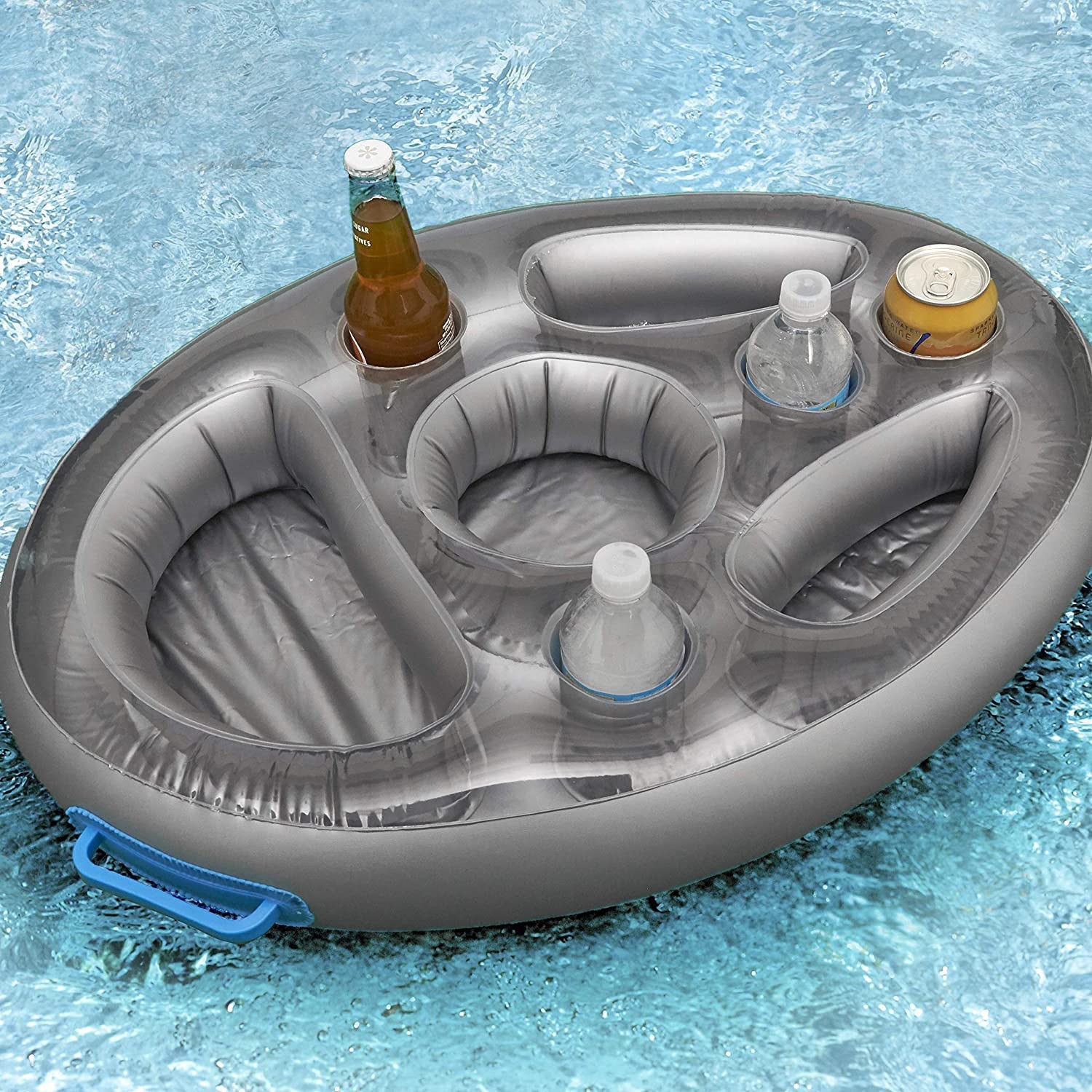 Summer Inflatable Float Beer Drinking Cooler Table Water Play Float Beer Tray Party Bucket Cup Holder For Swimming Pool Party | Decor Gifts and More