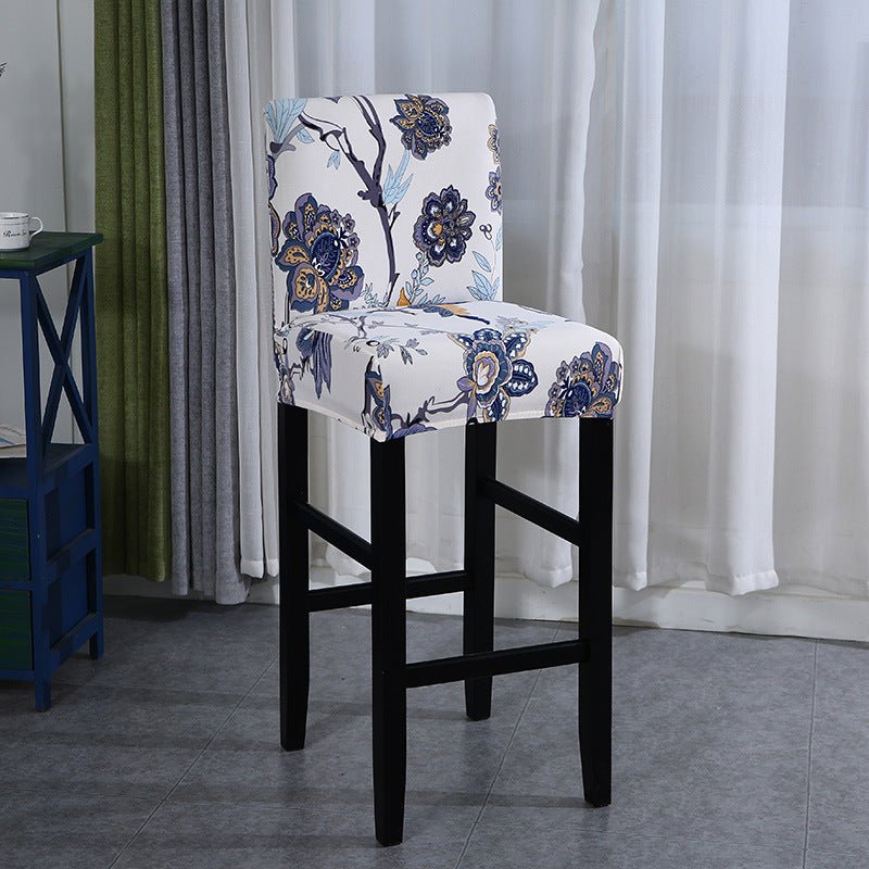 Low Back Chair Cover Household All-inclusive Anti-fouling Elastic Dining Chair Cover | Decor Gifts and More