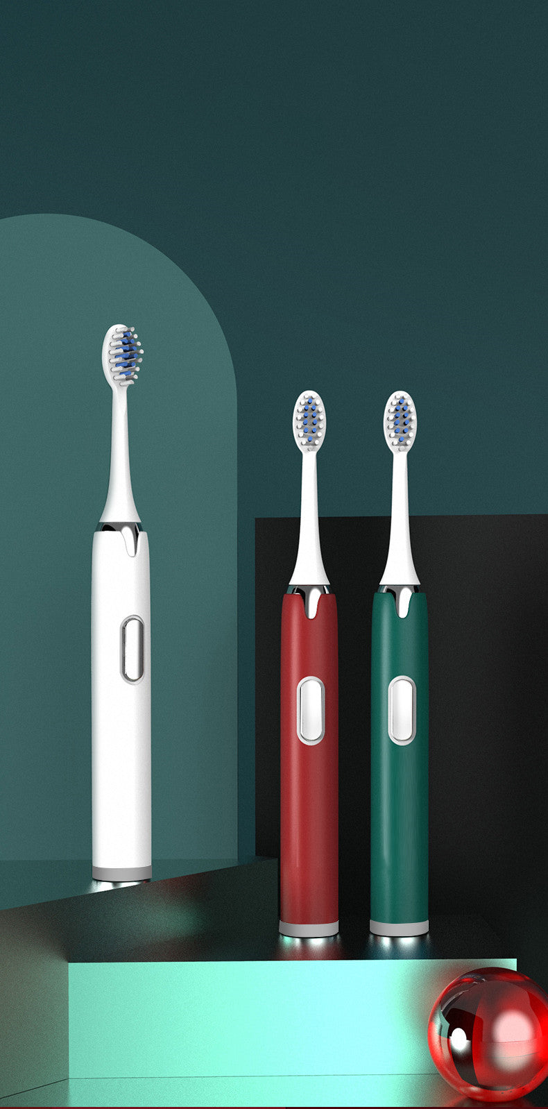 Ultrasonic Sonic Electric Toothbrush USB Rechargeable Tooth Brush | Decor Gifts and More