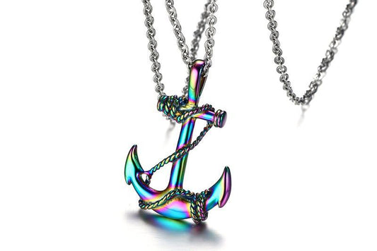 European style stainless steel men anchor anchor pendant pendant pendant pirates wholesale PN-461 | Decor Gifts and More