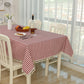 Cotton And Linen Round Table Rectangular Garden Tablecloth