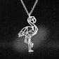 Female flamingo stainless steel necklace | Decor Gifts and More