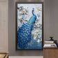 New 5d diamond painting full of peacock blue porch diamond painting | Decor Gifts and More