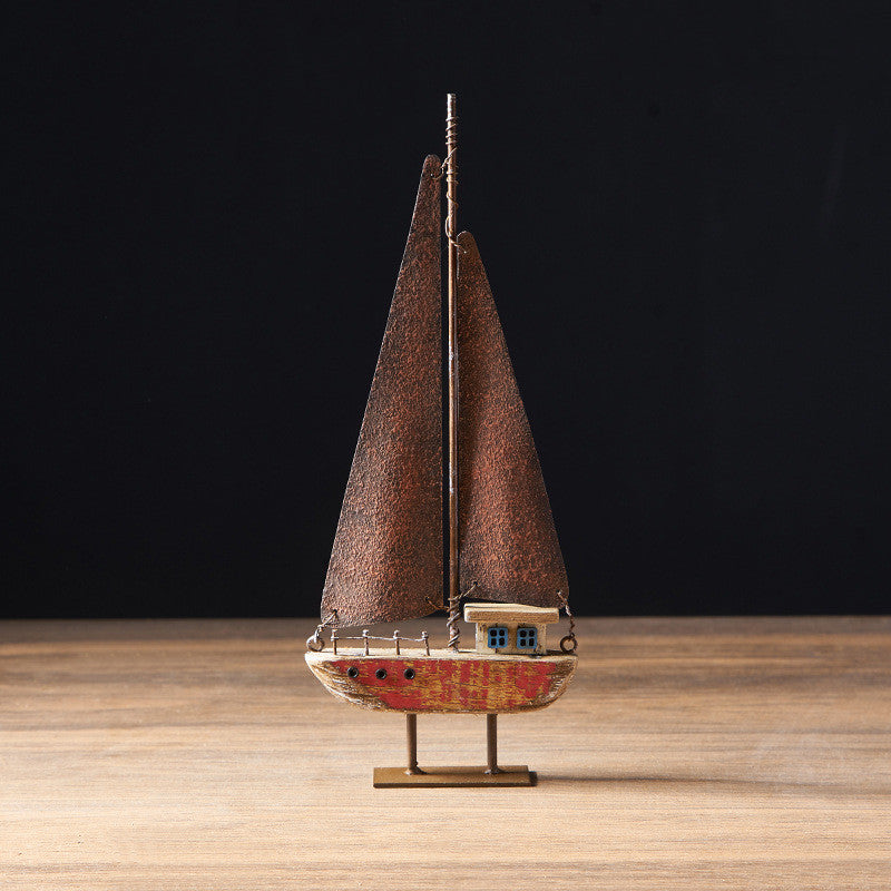 Vintage wooden ship sailing model | Decor Gifts and More