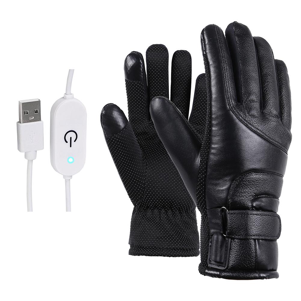 Winter Electric Heated Gloves Windproof Cycling Warm Heating Touch Screen Skiing Gloves | Decor Gifts and More