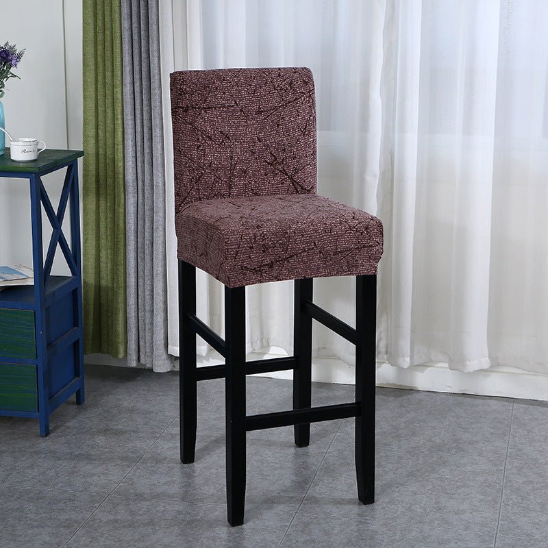 Low Back Chair Cover Household All-inclusive Anti-fouling Elastic Dining Chair Cover | Decor Gifts and More