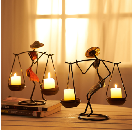 Wrought iron candlestick | Decor Gifts and More