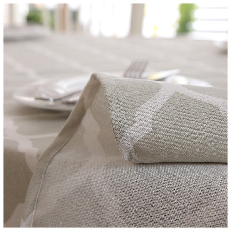 Modern Minimalist Geometric Diamond Lace Tablecloth | Decor Gifts and More