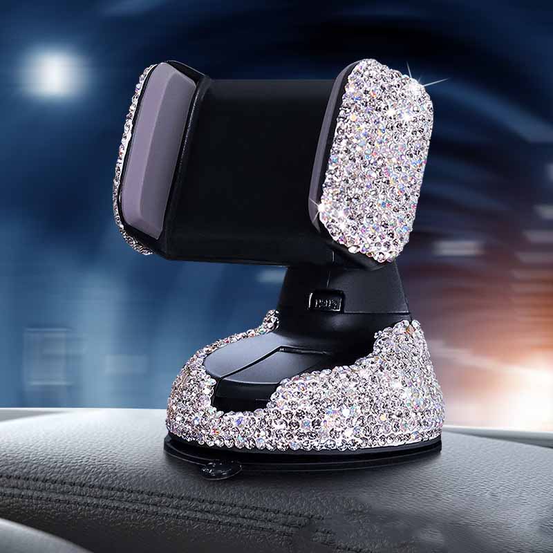 Multifunctional Air Outlet Diamond-encrusted Car Phone Holder | Decor Gifts and More