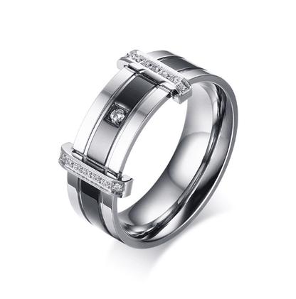 Tungsten carbide diamond ring, Men's fashion ring, Wedding ring | Decor Gifts and More